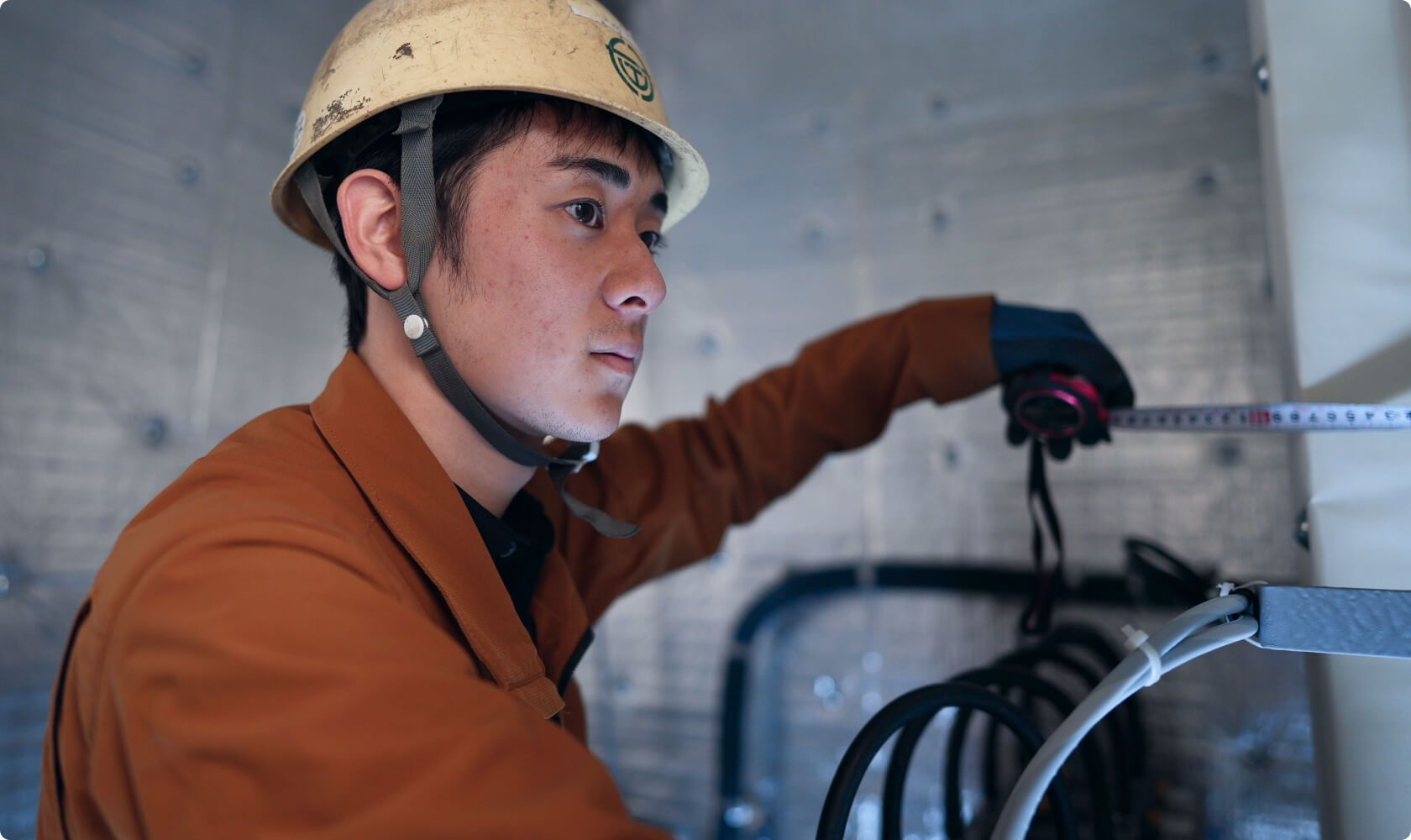 二重底の先行工事